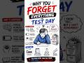 Why You Forget Everything on Test Day #studyhacks #examtips #memorytechniques #usatrending