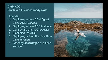 How to deploy Citrix ADC 13.1 with Best Practices using ADM Service