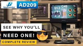 Andonstar AD209 10' Digital Microscope ⭐See Why You'll Need One?