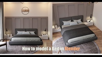 How to Model Realistic Bed in Blender