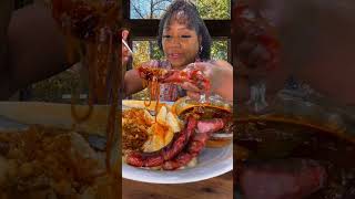 Sausage, Cubers, And Rice Perfect Combo, Yum