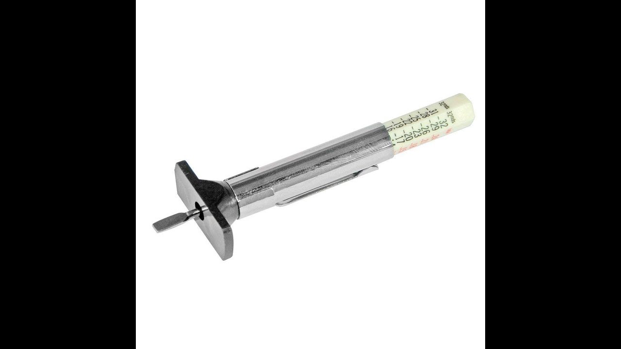 Silverline 380151 Tyre Tread Gauge 1-25 mm