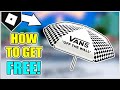 [FREE] How to get VANS BLACK WHITE CHECKERBOARD UMBRELLA in VANS WORLD! [ROBLOX]