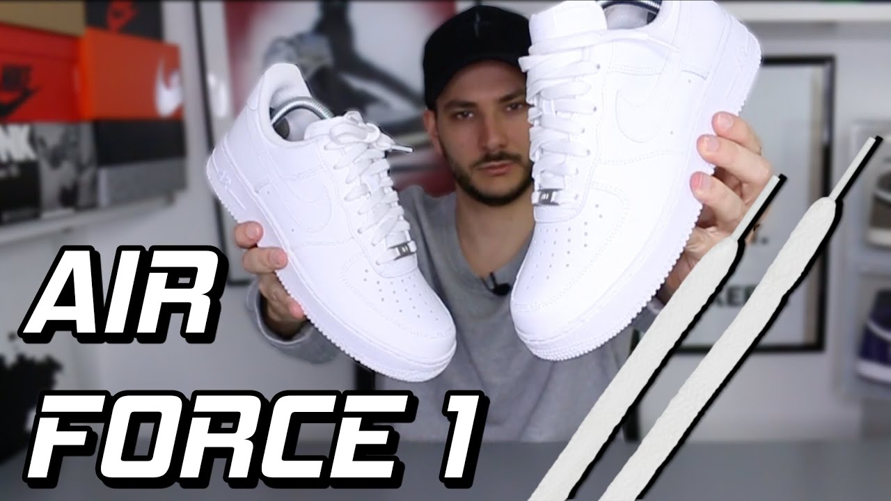 COME ALLACCIARE LE AIR FORCE 1 - YouTube