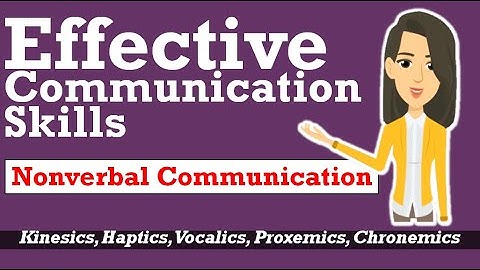 Nonverbal Communication || Kinesics, Haptics, Vocalics, Proxemics, Chronemics || Oral Communication