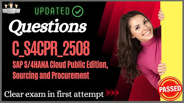 SAP C_S4CPR_2508 Certification Questions and Study Material [Latest]