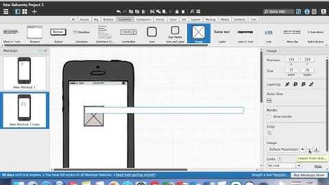 Low fidelity interactive mock-up using Balsamiq in 2 minutes
