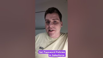 How to Set Password Policies in Salesforce