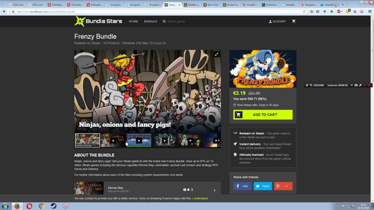 Ofertas Bundles, Juegos y Juegos GRATIS - Shadows Of Mordor GOTY, Company Of Heroes y MAS https://www.humblebundle.com/