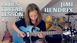 Jimi Hendrix Blues Guitar Lesson - Part 1 of 2 chords