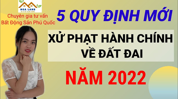 Biên bản xử lý vi phạm hành chính đất đai