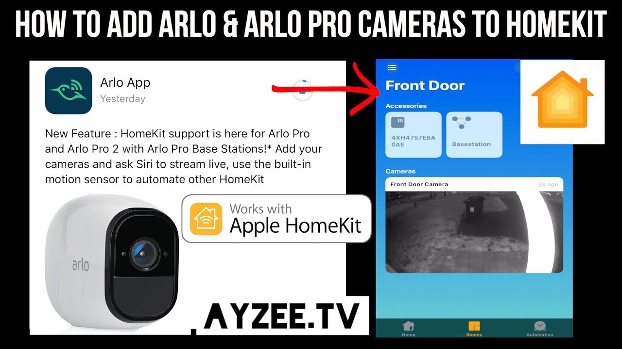 add arlo pro to homekit