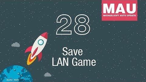 28) MichaelSoft Cybercafe Diskless System (MAU) - How to save LAN game?