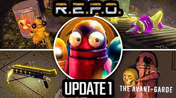 EVERYTHING NEW in UPDATE 1! - R.E.P.O. [Open Beta] New weapons, Items & Map!