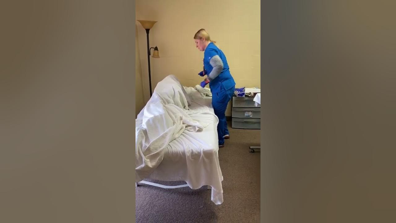 2 Modified bed bath with a back rub YouTube