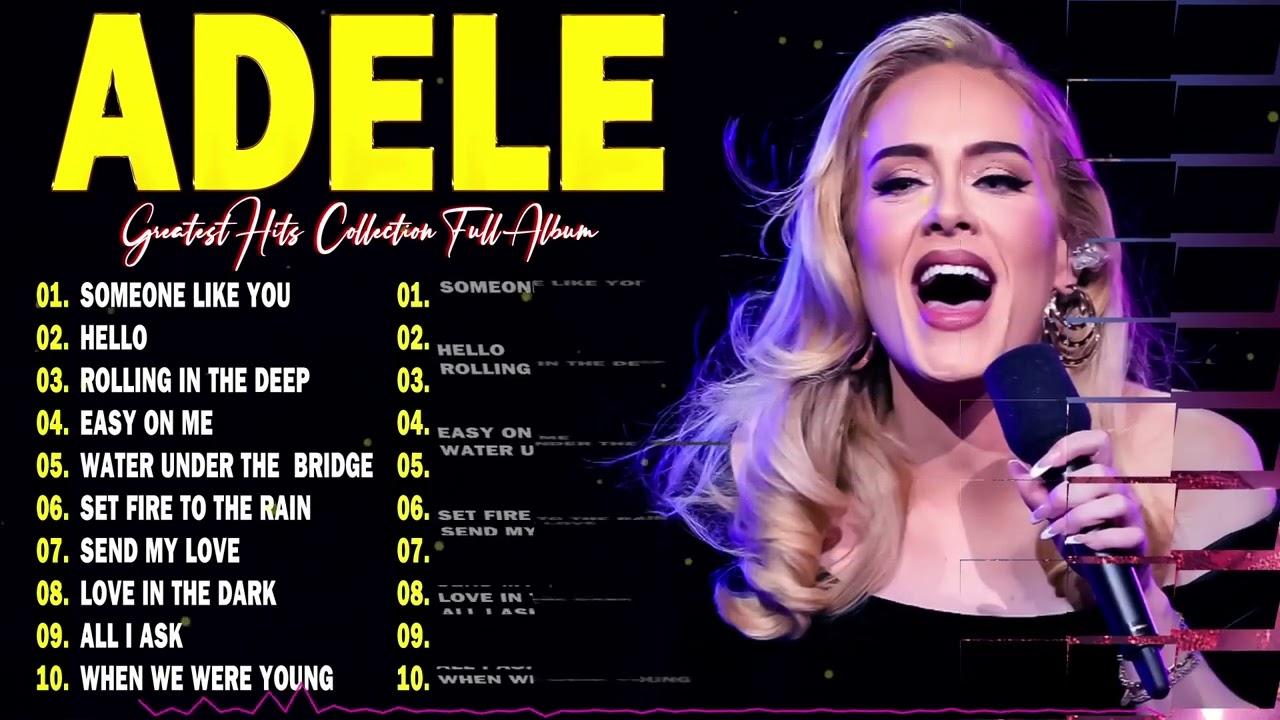 ADELE 2025- Best Songs Collection Full Album - The Best Of ADELE - Greatest Hits