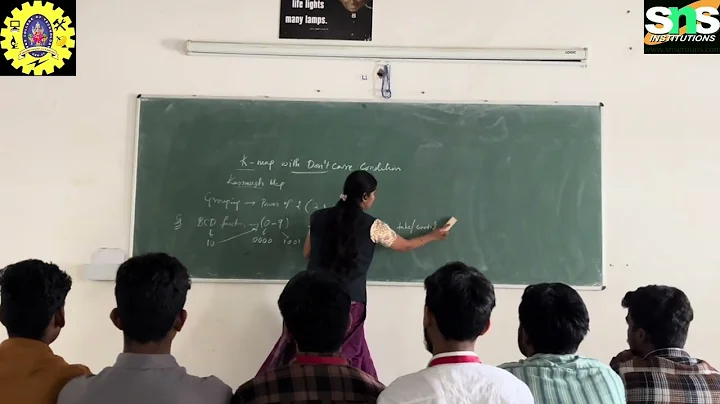DT Lecture | K - Map with Don't care | 23MCT202-Design of Digital Circuits | SNS Institutions