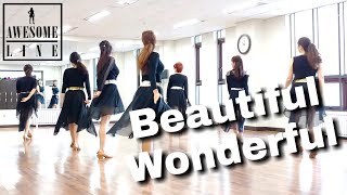 Beautiful Wonderful Line Dance Demo & Walkthrough