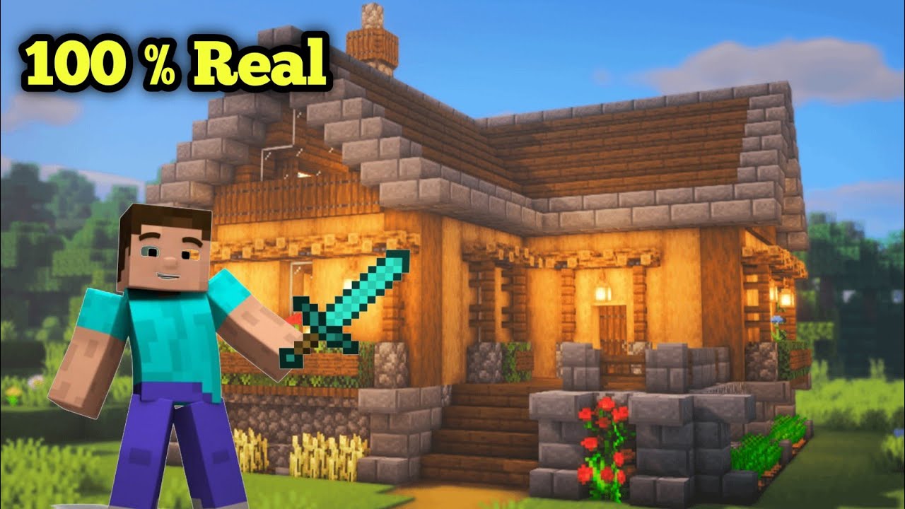 I MADE MY NEW HOUSE IN MINECRAFT - YouTube