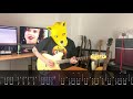 Paramore  misery business guitar cover w onscreen tabs