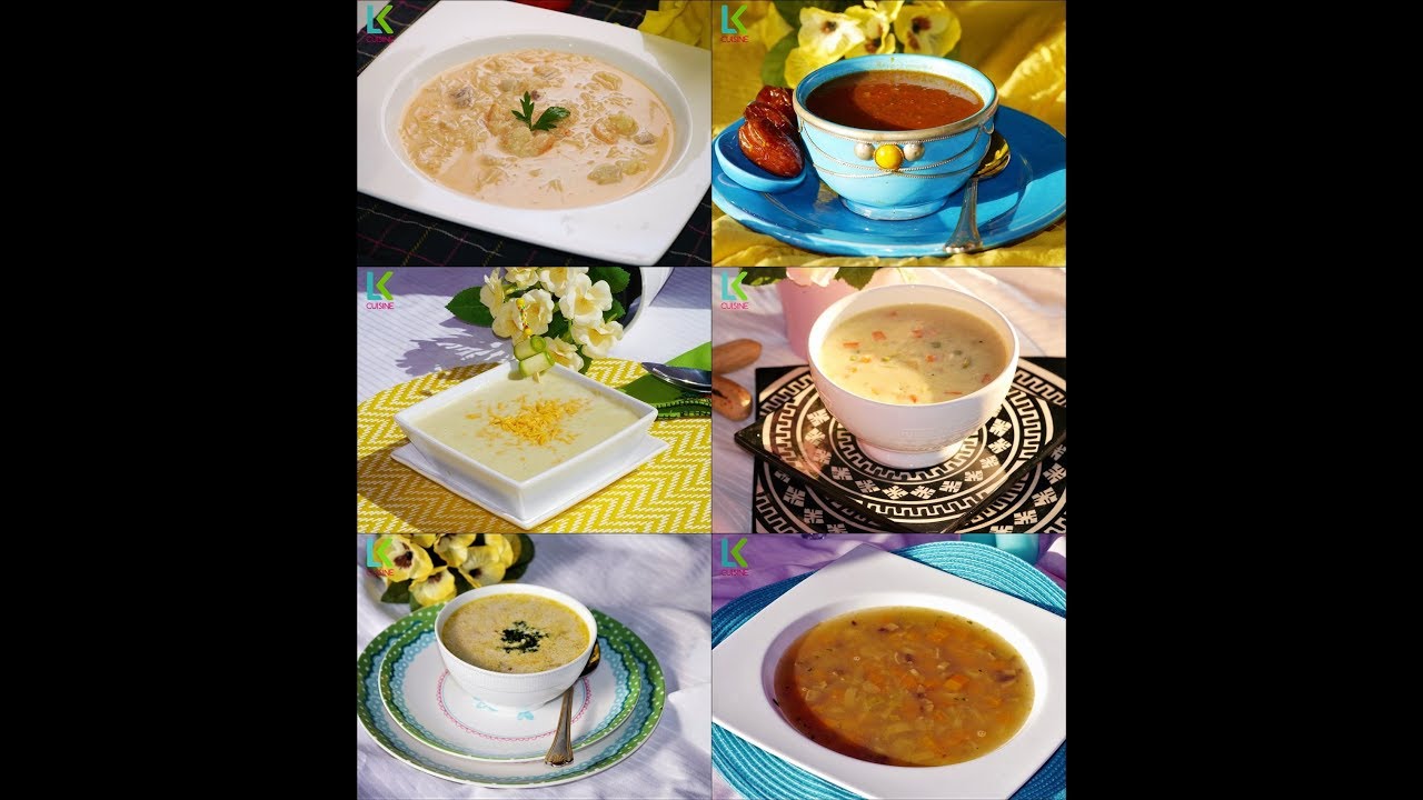 عشر شوربات شهية صحية وسريعة (وصفات مكررة )