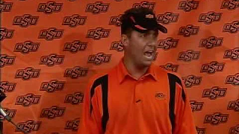 Oklahoma State Football Coach Mike Gundy Upset