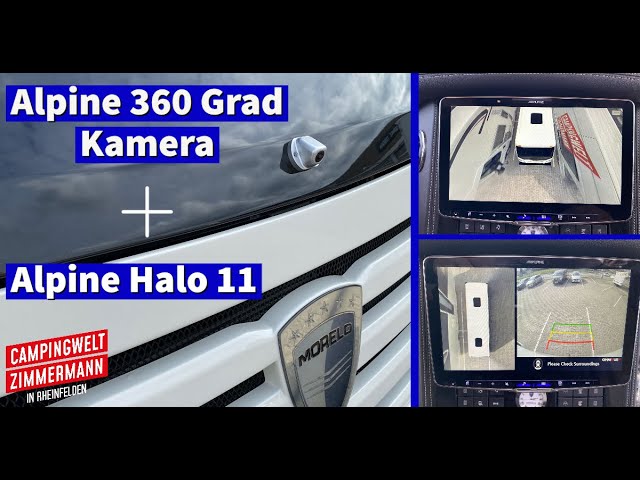 Alpine 360-Degree Camera for Motorhomes 