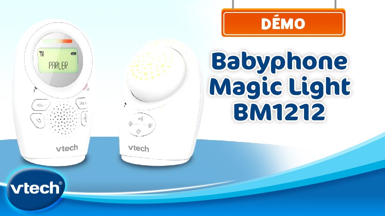 BM1212 - Babyphone Magic Light - Babyphone audio avec projection