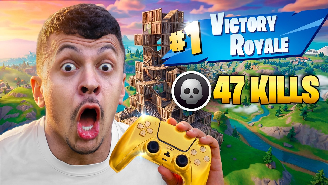 BATI MEU RECORD DE KILLS NO FORTNITE EM 2026 😱 (joguei muito)