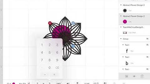 UnGroup in Cricut Design Space on the iPad