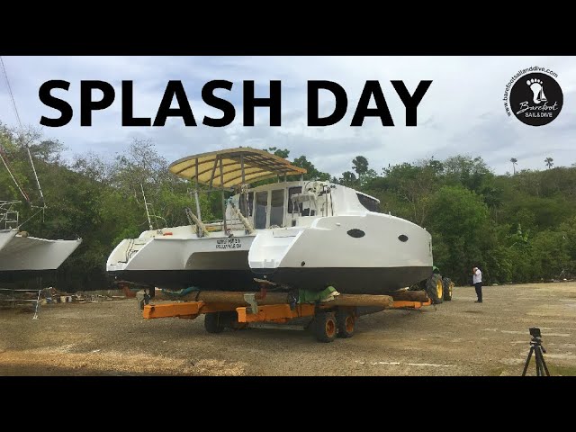 It's finally here! SPLASH DAY! (S2 E84 Barefoot Sail and Dive)