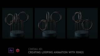 Cinema 4d: Creating Looping Animation With Rings