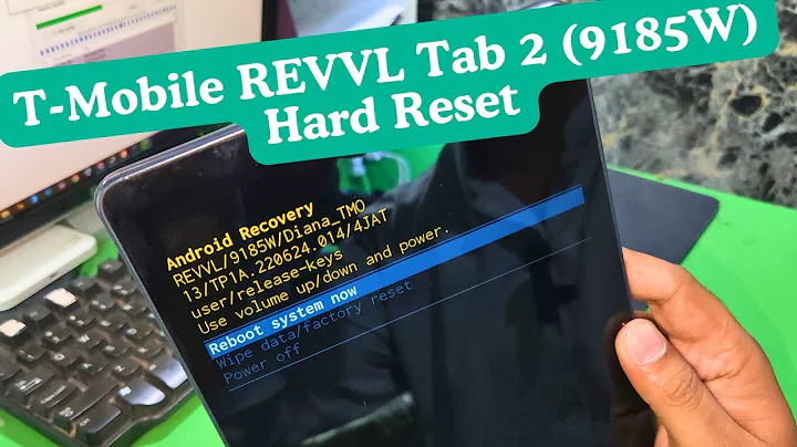 T-Mobile REVVL Tab 2 (9185W) Hard Reset | Remove Screen Lock | revvl tab 2 hard reset