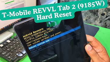 T-Mobile REVVL Tab 2 (9185W) Hard Reset | Remove Screen Lock | revvl tab 2 hard reset