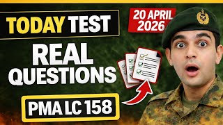  20 Apr 2026 | PMA Long Course 158 Today’s Test Experience | Academic & Intelligence #pmalc158