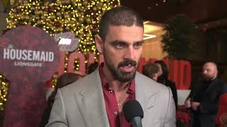 Michele Morrone Interview at The Housemaid Movie World Premiere