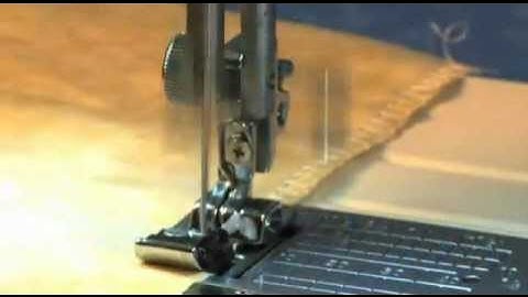 How to use Janome Overedge Foot C