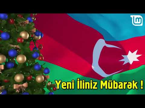 EN GOZEL YENİ İL TEBRİKİ 2022 - Azərbaycan Bayrağı - Yeni iliniz mübarək