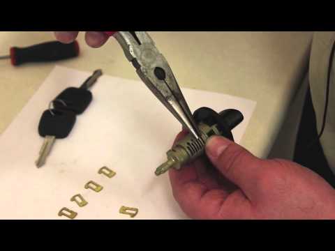 How to change ingnition lock 90 ford f250 #6