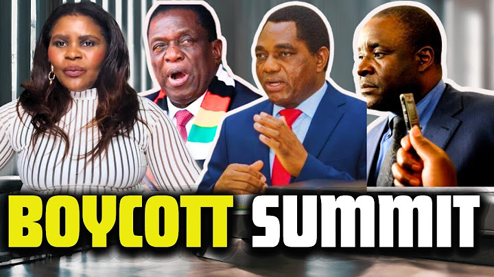 BREAKING! Hakainde Hichilema Boycotts SADC Summit: George Charamba Exposes Mnangagwa | Your Thoughts