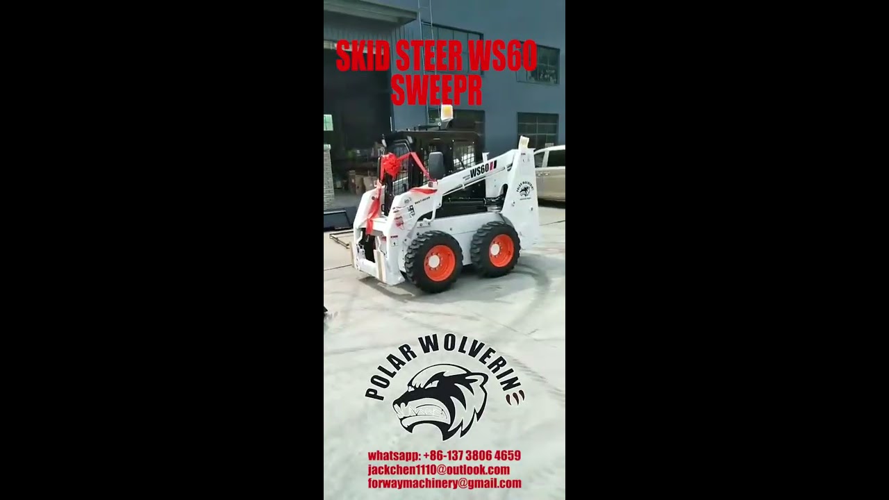 20200515polar wolverine skid steer ws60 ws85 ws100 ws65 shipment, minicargadoras made in China