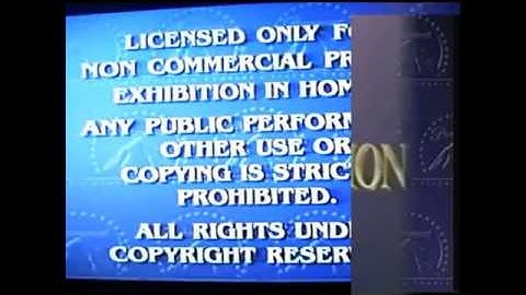 Paramount Home Video Feature Presentation Logo 1995 Normal Into, Reversed Into, Camera