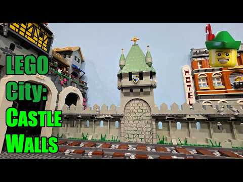 LEGO City - Castle MOC - Walls, Gates & Badgers?! 🏰🧱🏹