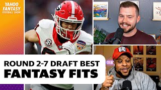 Nfl Draft Rounds 2-7 Recap Rookie Fantasy Fits We Love And Question