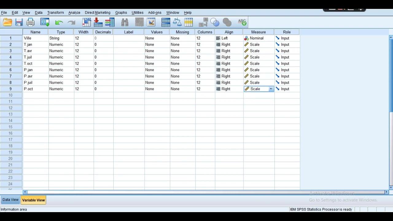 ACP sur SPSS - YouTube