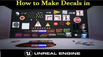 How To Make Decals in Unreal