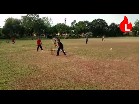 Players sweat at the tennis ball cricket tournament practice camp, Bhusaval