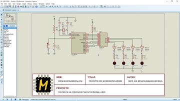 PIC16 control de un decodificador 74HC147