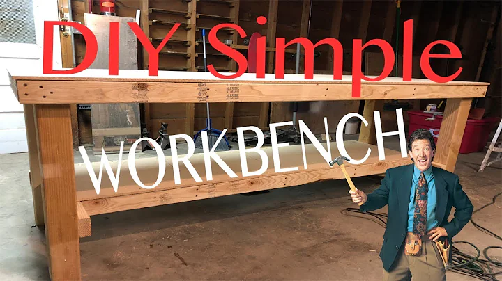 HOW TO BUILD A DIY SIMPLE WORKBENCH