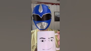 BlueRanger Helm by @yoshstudios #nostalgia #powerrangers #3dprinting #shortvideos #youtube #shorts